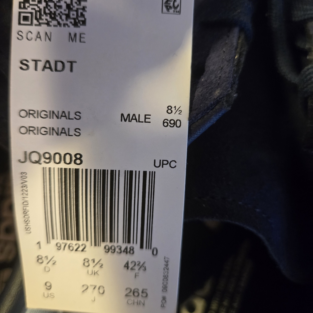Adidas STADT SIZE 9 MEN Brand New - Picture 10 of 11